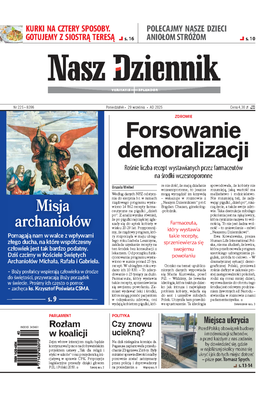 Nasz Dziennik z dnia 29.09.2025 wydanie PDF
