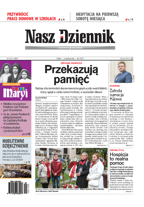 Nasz Dziennik z dnia 03.10.2025 wydanie PDF