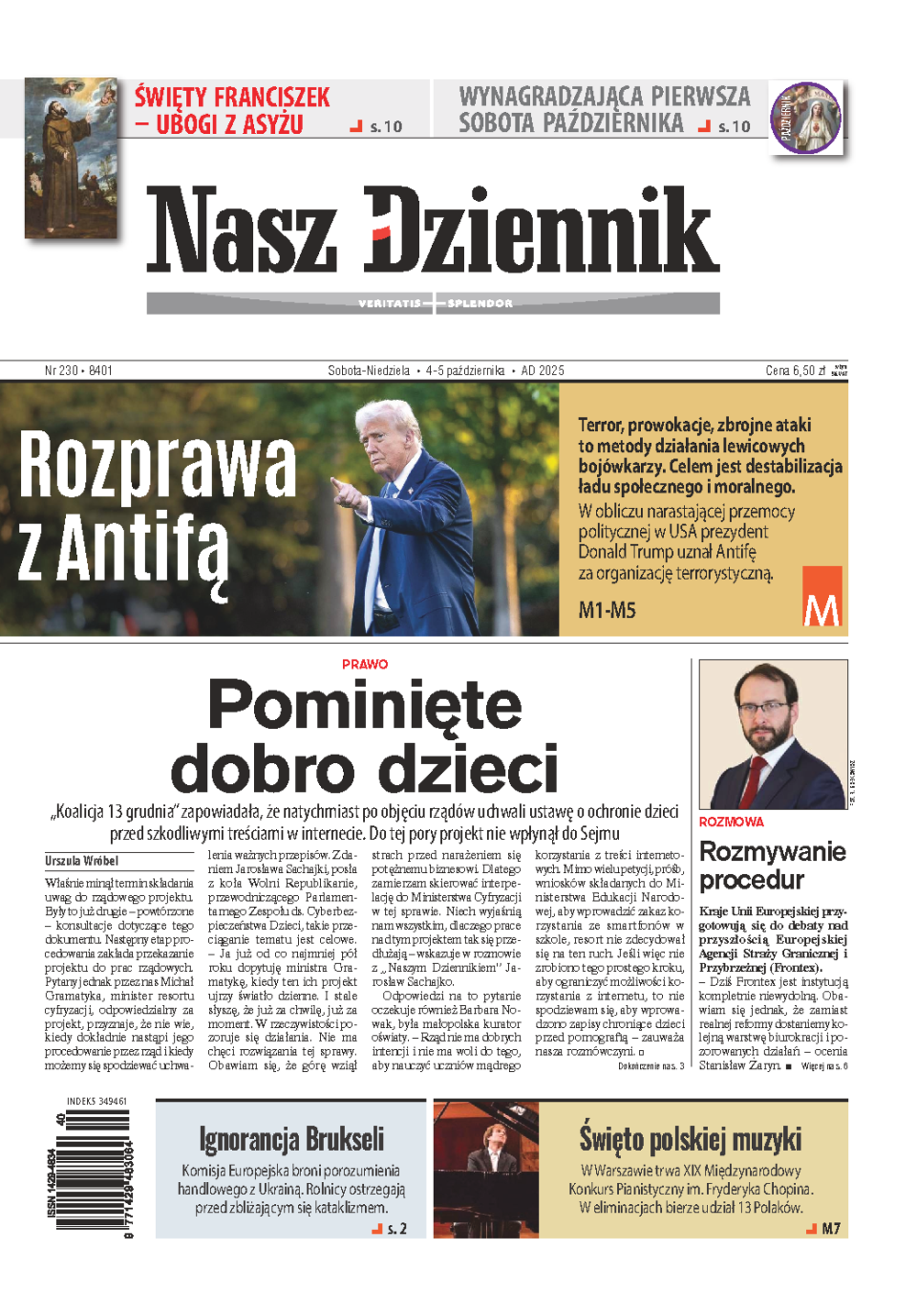 Nasz Dziennik z dnia 04.10.2025 wydanie PDF