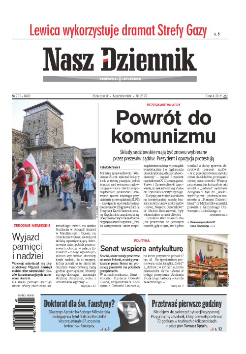 Nasz Dziennik z dnia 06.10.2025 wydanie PDF