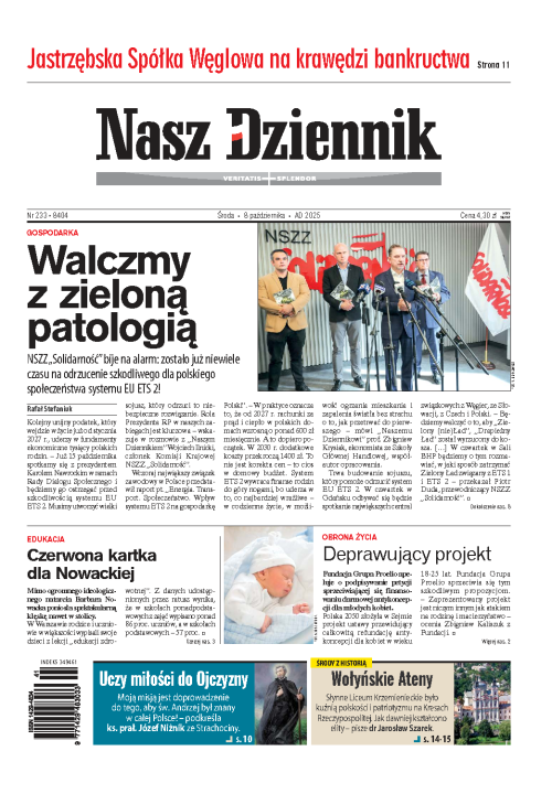 Nasz Dziennik z dnia 08.10.2025 wydanie PDF