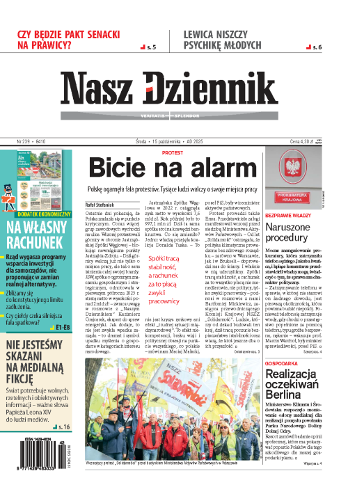 Nasz Dziennik z dnia 15.10.2025 wydanie PDF