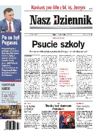 Nasz Dziennik z dnia 17.10.2025 wydanie PDF