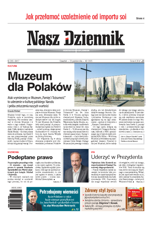 Nasz Dziennik z dnia 23.10.2025 wydanie PDF
