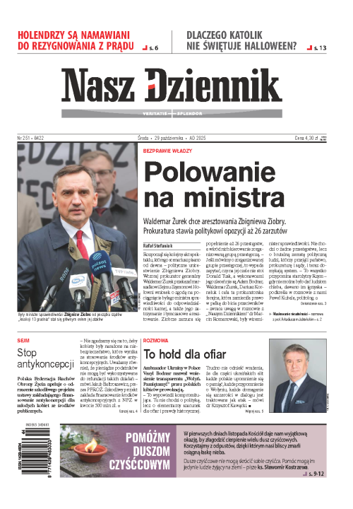 Nasz Dziennik z dnia 29.10.2025 wydanie PDF