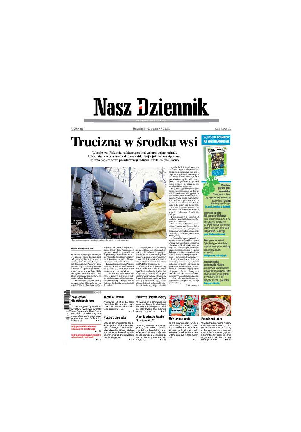 Nasz Dziennik z dnia 23.12.2013 wydanie PDF