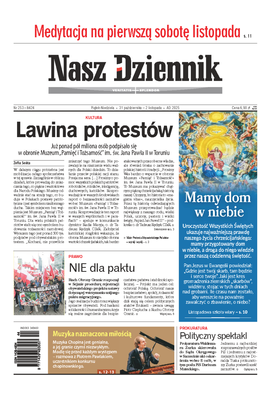 Nasz Dziennik z dnia 31.10.2025 wydanie PDF