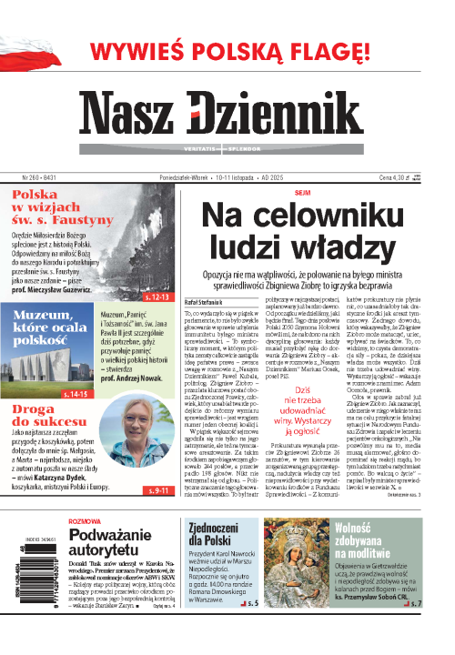 Nasz Dziennik z dnia 10.11.2025 wydanie PDF