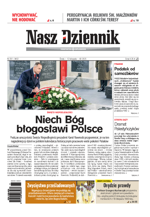 Nasz Dziennik z dnia 12.11.2025 wydanie PDF