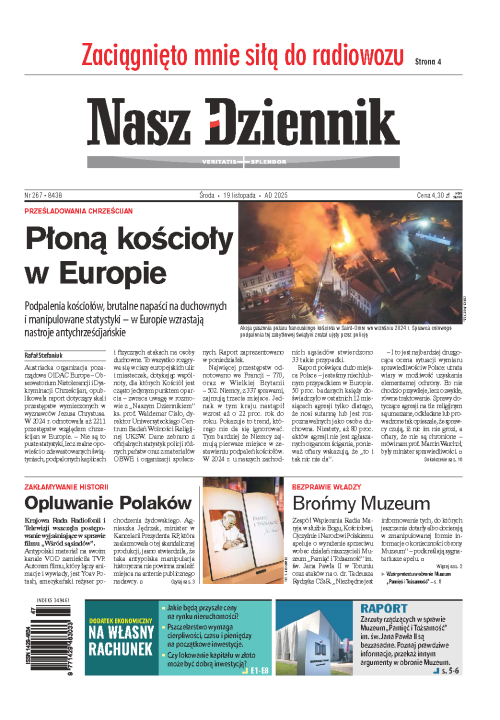 Nasz Dziennik z dnia 19.11.2025 wydanie PDF