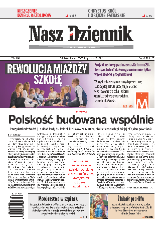 Nasz Dziennik z dnia 22.11.2025 wydanie PDF