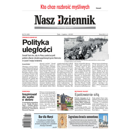 Środa, 3 grudnia 2025, Nr 279 (8450)