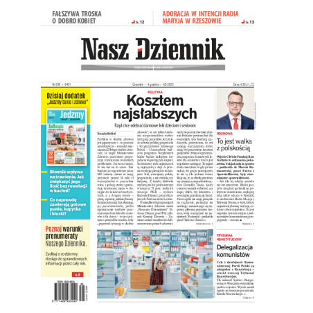 Czwartek, 4 grudnia 2025, Nr 280 (8451)