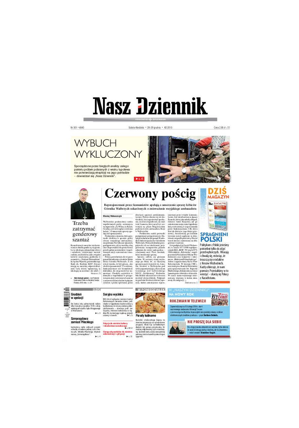 Nasz Dziennik z dnia 28.12.2013 wydanie PDF