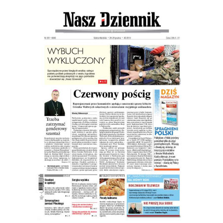 Nasz Dziennik z dnia 28.12.2013 wydanie PDF