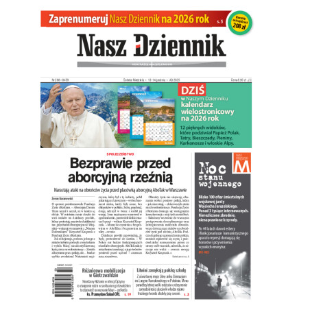 Sobota-Niedziela, 13-14 grudnia 2025, Nr 288 (8459)