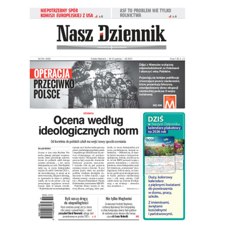 Sobota-Niedziela, 20-21 grudnia 2025, Nr 294 (8465)