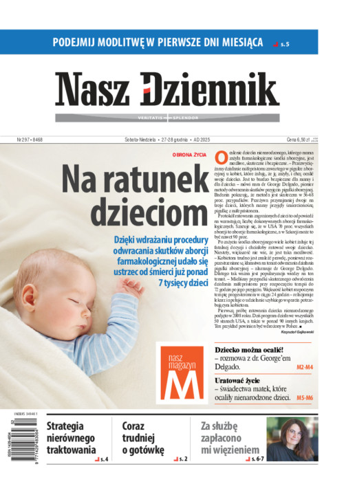 Sobota-Niedziela, 27-28 grudnia 2025, Nr 297...