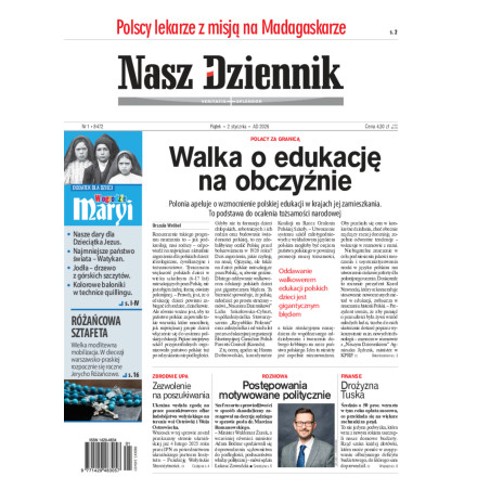 Nasz Dziennik, Piątek, 2 stycznia 2026, Nr 1 (8472)