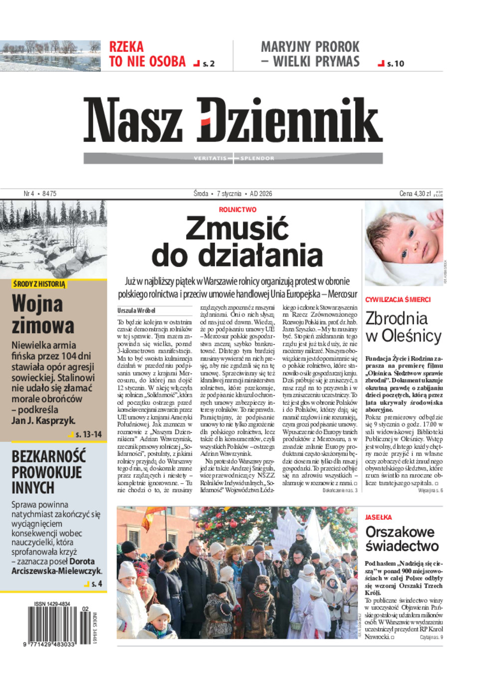 Nasz Dziennik, Środa, 7 stycznia 2026, Nr 4 (8475)