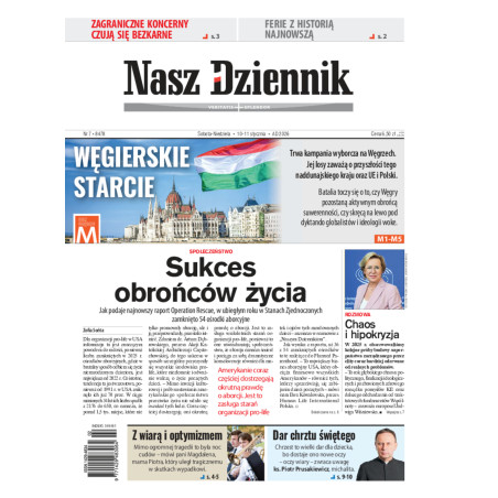 Nasz Dziennik, Sobota-Niedziela, 10-11 stycznia 2026, Nr 7 (8478)