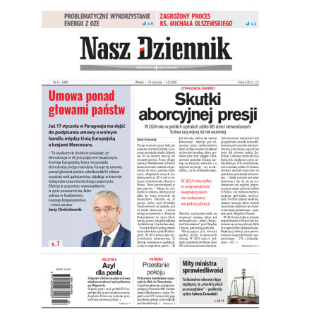 Nasz Dziennik, Wtorek, 13 stycznia 2026, Nr 9 (8480)