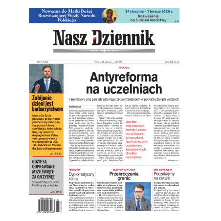 Nasz Dziennik, Środa, 28 stycznia 2026, Nr 22 (8493)