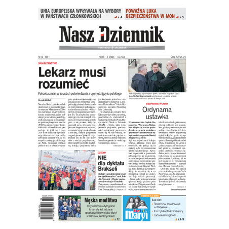 Nasz Dziennik, Piątek, 6 lutego 2026, Nr 30 (8501)