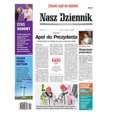 Nasz Dziennik, Środa, 18 lutego 2026, Nr 40 (8511)