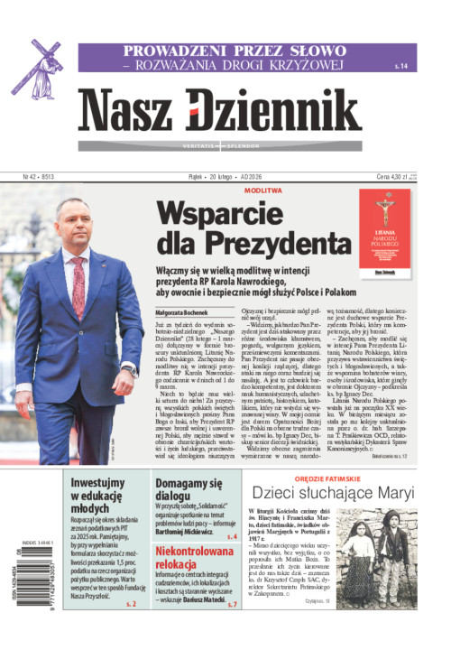 Nasz Dziennik, Piątek, 20 lutego 2026, Nr 42...