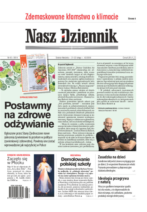 Nasz Dziennik, Sobota-Niedziela, 21-22 lutego...