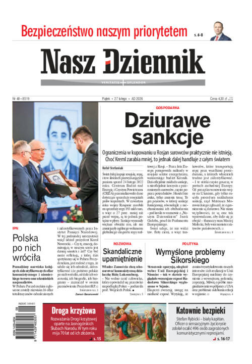 Nasz Dziennik, Piątek, 27 lutego 2026, Nr 48...