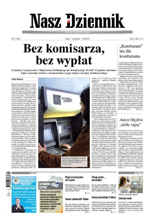 Nasz Dziennik z dnia 08.01.2014 wydanie PDF