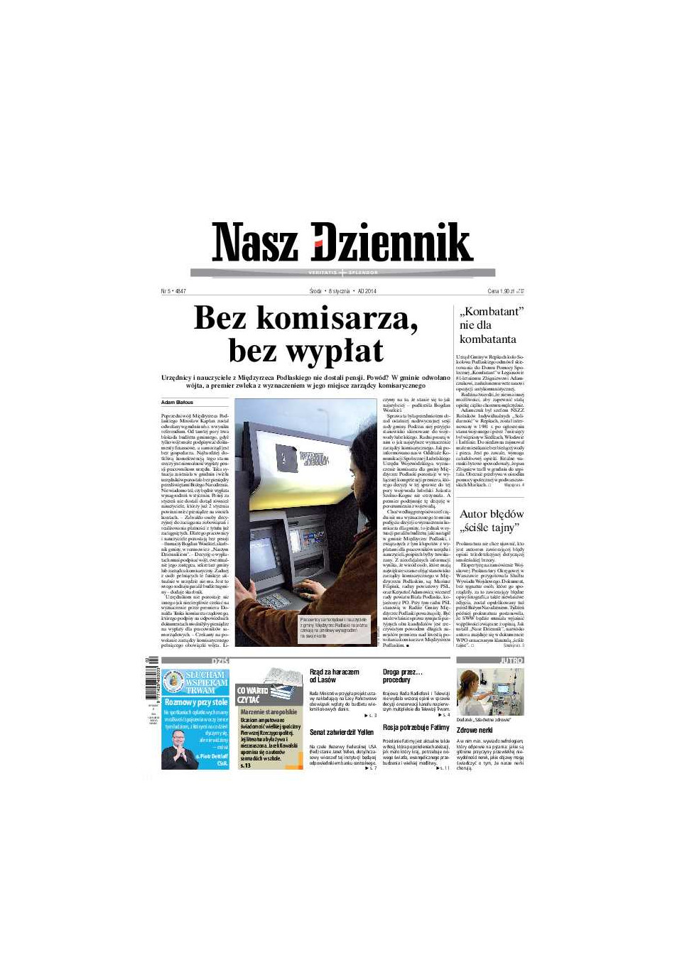 Nasz Dziennik z dnia 08.01.2014 wydanie PDF