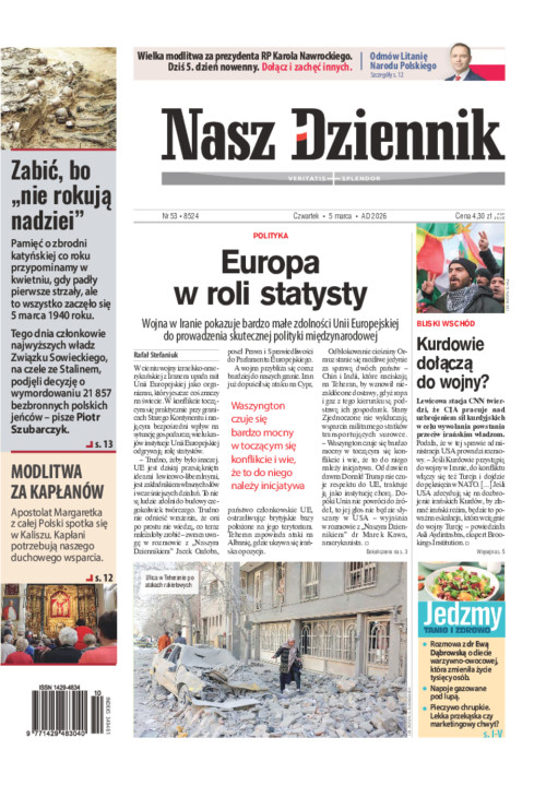 Nasz Dziennik, Czwartek, 5 marca 2026, Nr 53...