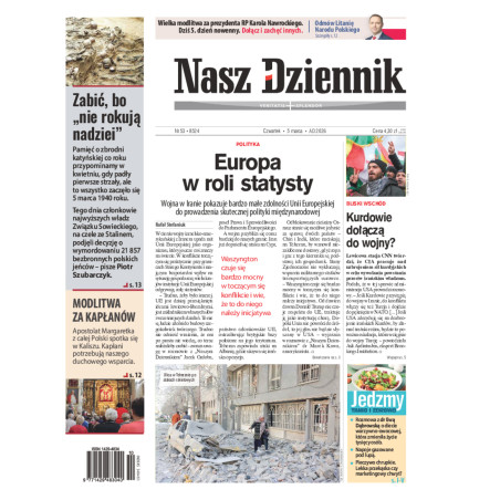 Nasz Dziennik, Czwartek, 5 marca 2026, Nr 53 (8524)