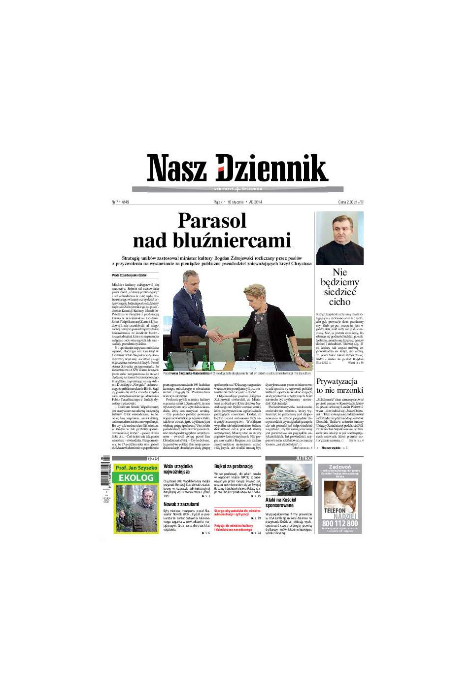 Nasz Dziennik z dnia 10.01.2014 wydanie PDF