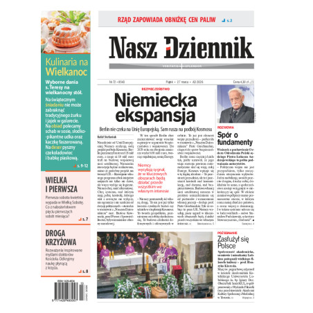 Nasz Dziennik, Piątek, 27 marca 2026, Nr 72 (8543)