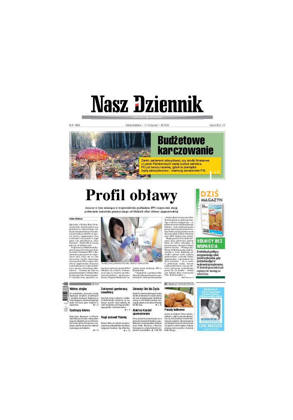 Nasz Dziennik z dnia 11.01.2014 wydanie PDF