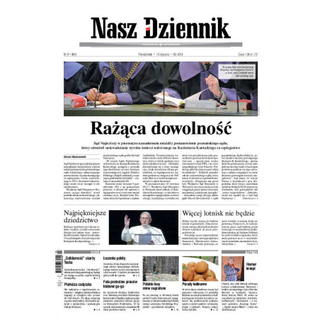 Nasz Dziennik z dnia 13.01.2014 wydanie PDF