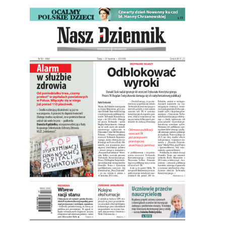 Nasz Dziennik, Środa, 22 kwietnia 2026, Nr 92 (8563)