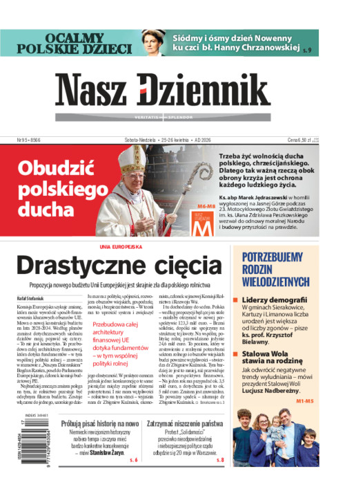 Nasz Dziennik, Sobota-Niedziela, 25-26 kwietnia...