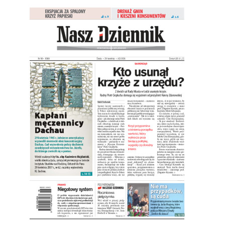 Nasz Dziennik, Środa, 29 kwietnia 2026, Nr 98 (8569)