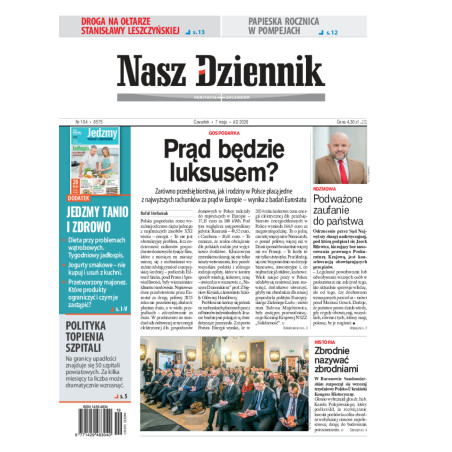 Nasz Dziennik, Czwartek, 7 maja 2026, Nr 104 (8575)