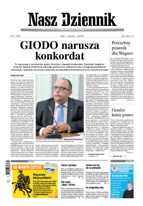 Nasz Dziennik z dnia 15.01.2014 wydanie PDF