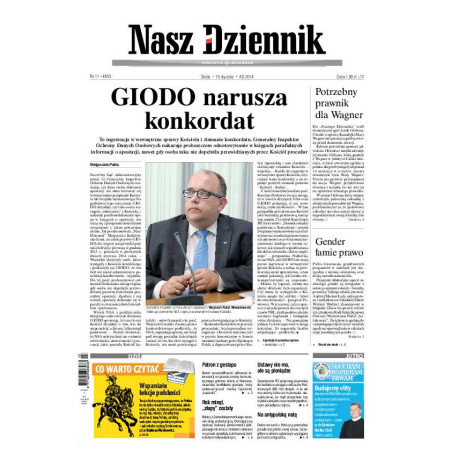 Nasz Dziennik z dnia 15.01.2014 wydanie PDF