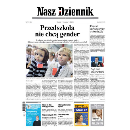 Nasz Dziennik z dnia 16.01.2014 wydanie PDF