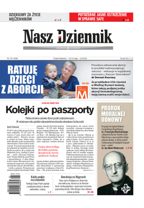 Nasz Dziennik, Sobota-Niedziela, 23-24 maja...