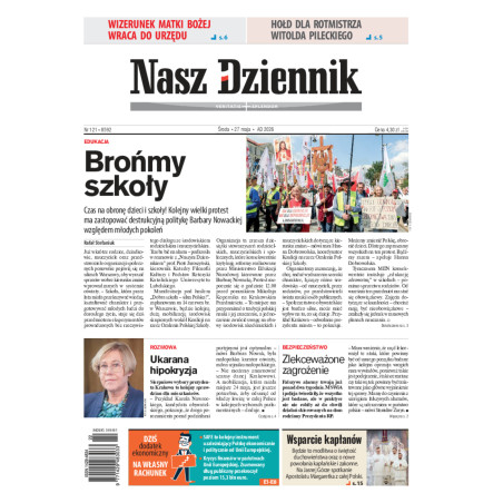Nasz Dziennik, Środa, 27 maja 2026, Nr 121 (8592)