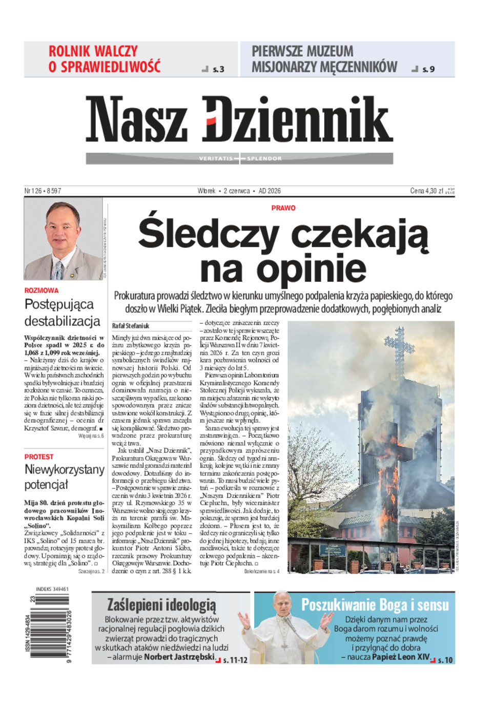 Nasz Dziennik, Wtorek, 2 czerwca 2026, Nr 126 (8597)